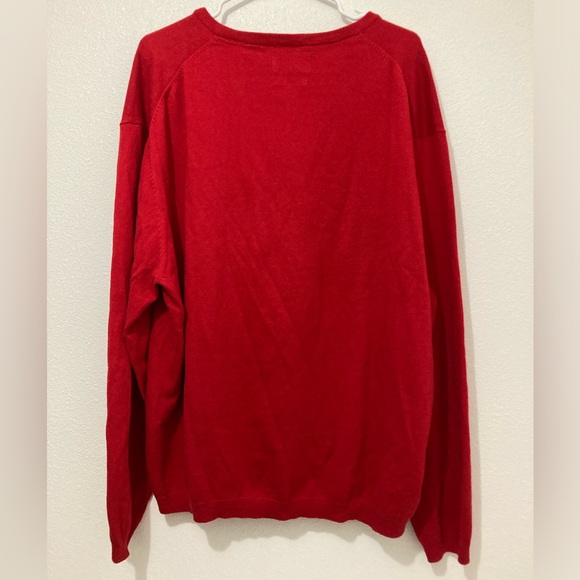 Original Weatherproof Vintage Cotton Merino CottonCashmere Sweater Men's XXL Red - Picture 1 of 3